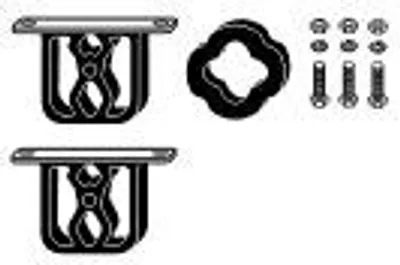 Produktbild von HJS Montagesatz Schalldämpfer 82 12 2265 für BMW 3 Limousine (E36)
