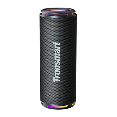 A black Tronsmart T7 Lite wireless speaker is shown against a white background.