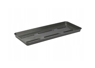 Produktbild von Graphit Basis 14,5x40cm Rattan rechteckig Kunststoff