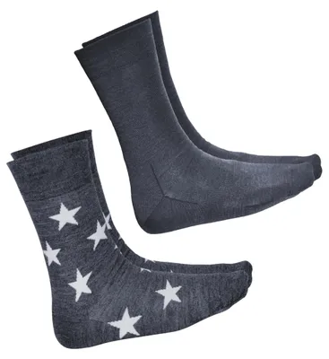 Obrázek produktu pro Ponožky Pánské - Vlna - 2 páry - Teplé a měkké - Zimní