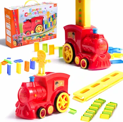 Produktbild von Lokomotíva Vlak Skladačka domino vlak červená