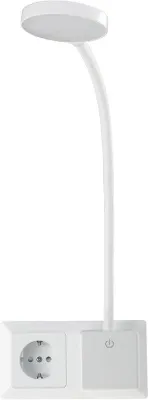 Productafbeelding van Dimbare LED Leeslamp voor Stopcontact met Flexibele Zwanenhals