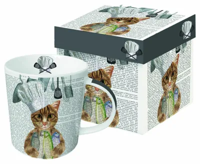 Produktbild von PPD Cat Chef Trend Mug, in Geschenkbox, Tasse , Becher, New Bone China, 400 ml, 160303436