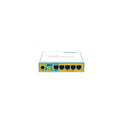 Imagen del producto de Mikrotik hEX PoE lite, Ethernet WAN, Fast Ethernet, color blanco