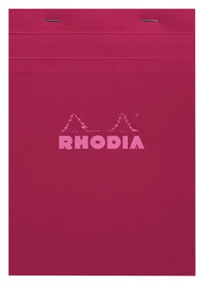 Image de Bloc Rhodia Prune n° 16, quadrillé, 80 feuilles