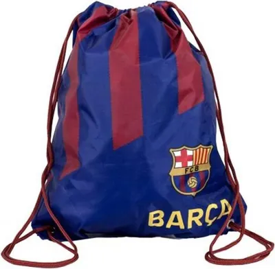 Produktbild von Barcelona FC - Turnbeutel, gestreift BS5659 (Einheitsgröße) (Blau/Burgunderrot)