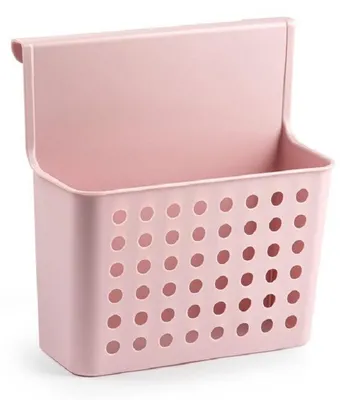 Produktbild von PlasticForte Badezimmerregal - rosa - Aufbewahrungskorb - 26x24 cm