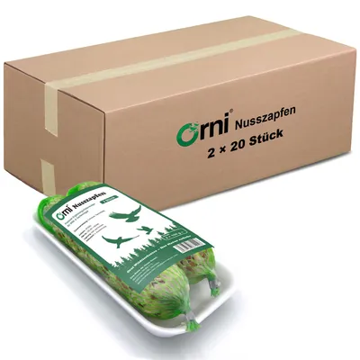 Produktbild von Orni Nusszapfen für Wildvögel 40 Stück Vorratspackung