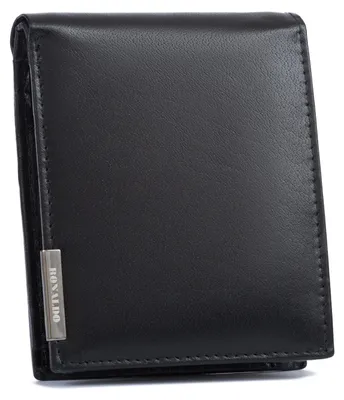 Imagen del producto de Ronaldo: Billetera de cuero para hombre, color , con protección RFID, dimensiones 11,5 x 9,5 cm