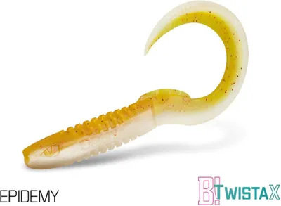 Produktbild von DELPHIN TwistaX Eeltail UVs, Gummiköder für Raubfische, 6cm, EPIDEMY, 101004039