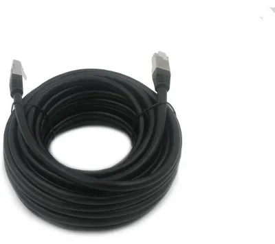 Obrázek produktu pro Kabel RJ45, Cat.6, F/UTP, stíněný, měď, černý, 15 m