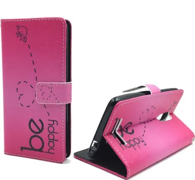 Produktbild von Handyhülle Tasche für Handy Xiaomi Redmi Note 3 Be Happy Pink