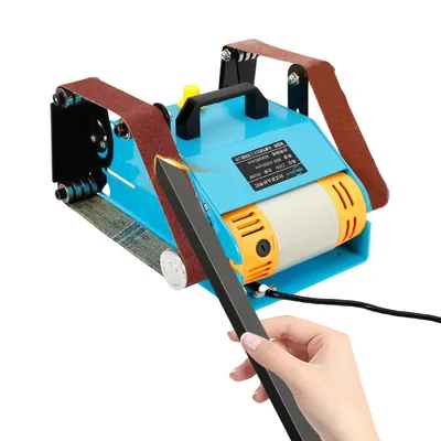 Obrázok produktu pre Elektrická dvojpásová brúska, 950 W, variabilné otáčky 800-6000 ot/min, Modrá