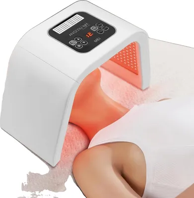 Produktbild von LED-Gesichtsmaske, 7 Nano-Lichtwellen, Rot-Blau-Grün Lichttherapie