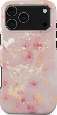 Image de Étui MagSafe pour Apple iPhone 17 Pro Max - Coque arrière Burga Tough - Golden Coral