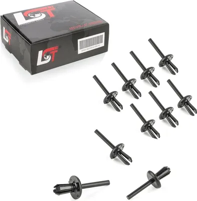 Produktbild von 10x Windlauf Wasserabweiser Befestigung Clips Spreizniete für Volvo