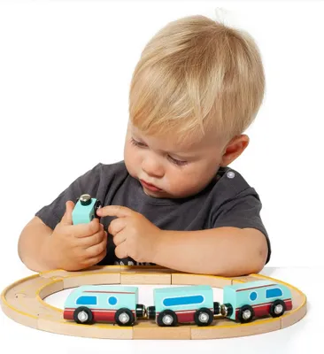 Productafbeelding van Kleine sleepwagon, model Moltó, hout