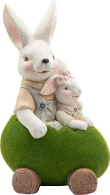 Produktbild von Osterhase kleine Hasenbaby Osterfigur Osterdeko Osterhasenfigur Deko Hase Ostern Gartendekoration Hausdekoration Wohnaccessoires Osterei 45 cm
