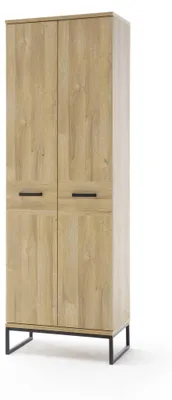 Produktbild von Schuhschrank >Toledo< in Grandson Oak, Holzwerkstoff - 66x196x38cm (BxHxT)