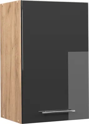 Produktbild von Vicco Hängeschrank Fame-Line, 45 cm, Anthrazit Hochglanz/Goldkraft Eiche