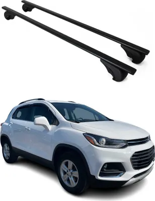 Produktbild von Dachträger Grundtäger für Chevrolet Trax 2013-2022 75kg Metall Schwarz 2 tlg