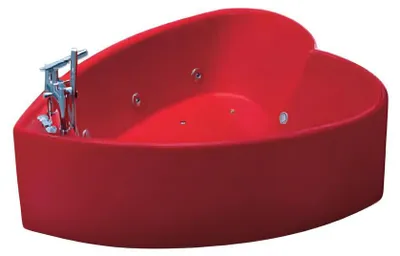 Image de Baignoire de massage Whirlpool Spa Baignoire d'hydromassage 150x125 cm
