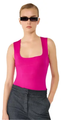 Produktbild von Body mit breiten Trägern, Fuchsia, XS
