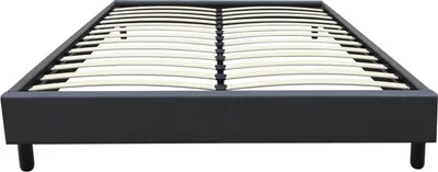 Obrázek produktu pro Lamelový rám "Andy" - 160 x 200 cm - PVC - antracitově šedý