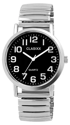 Produktbild von Herrenuhr Edelstahl  silberfarbig, Mineralglas