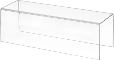 Produktbild von Dekobrücke aus Acrylglas in 300x100x100mm - Zeigis® / Warenträger / U-Ständer / Acrylständer / Warenpräsentation / Dekoständer / Dekoaufsteller / Acryl / transparent / klar / farblos
