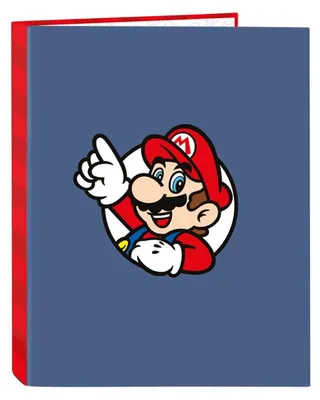 Produktbild von Super Mario A4-Ordner aus Karton mit 4 Ringen