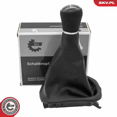 Obrázek produktu pro ESEN SKV hlavice řadicí páky, 5stupňová, černá, syntetická kůže a plast, pro AUDI A3 hatchback (8L1)