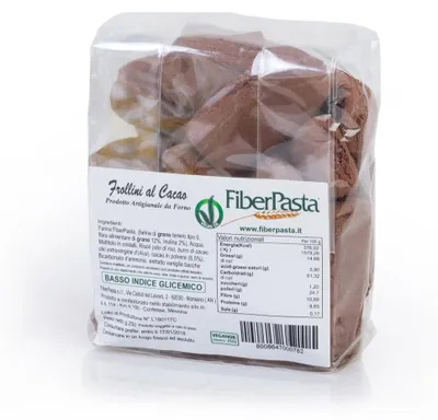 Immagine prodotto di Fiberpasta Frollini Al Cacao 250 G