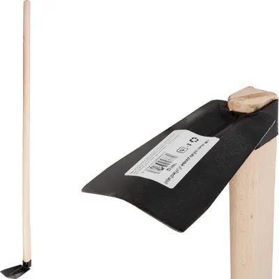 Immagine prodotto di Zappa Strend Pro, in ferro, per sarchiatura, larghezza 9 cm, manico in legno 120 cm