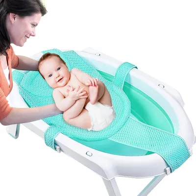 Produktbild von Bequeme und sichere Babybadmatte mit verstellbarer Mesh-Unterstützung
