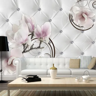 Produktbild von Basera Selbstklebende Fototapete Magnoliamotiv b-C-0025-a-b, mit UV-Schutz, 343x245 cm