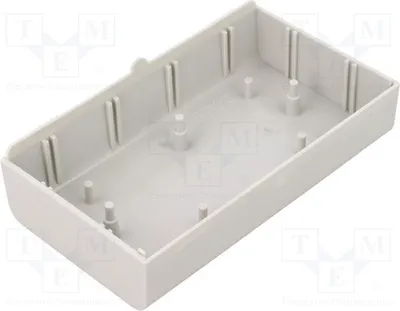 Obrázok produktu pre 1x Kryt: Základňa krytu: Y: 123 mm, Z: 25,5 mm, X: 70 mm, farba: sivá. Univerzálny kryt