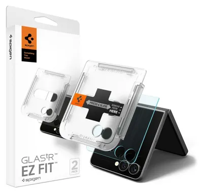 Immagine prodotto di SPIGEN Spigen Galaxy Z Flip 7 Proteggi schermo in vetro GLAS.tR EZ Fit HD 2PCS