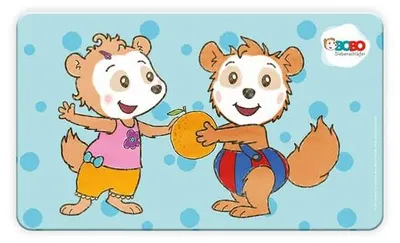 Produktbild von Frühstücksbrettchen TRÖTSCH Bobo Siebenschläfer 23x15 cm Holz Kinderbrettchen