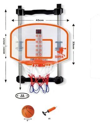 Imagen del producto de Puerta con cartelera para baloncesto