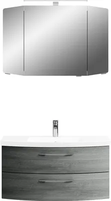 Produktbild von Pelipal Sprint Cassca - SPRINT - Badmöbelset, Graphit Struktur quer NB, 100 cm