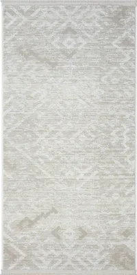 Produktbild von MY-RUG Teppich,Elisa, 150x80, Kurzflor-Teppich, creme weiß, weich, gemütlich, mit schönem Muster, flachgewebt, rechteckig