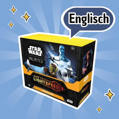 Produktbild von Star Wars: Unlimited – Prerelease Display „Jump to Lightspeed“ (EN) | 6 Booster Packs