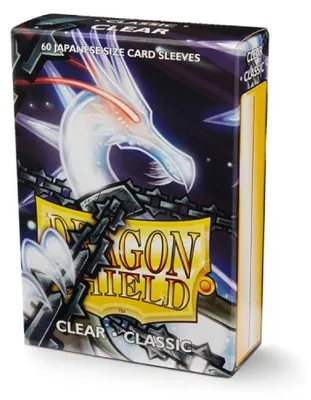 Produktbild von Dragon Shield Japanese Sleeves - Classic Clear (60 Sleeves)