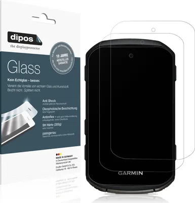 Image de 2x Protection ecrán pour Garmin Edge 850 mat Verre souple Film Protecteur 9H dipos