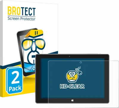 Produktbild von 2x Für SZTPS Tablet 10.1" Schutzfolie BROTECT Displayschutz Display Schutz Folie Klar Transparent