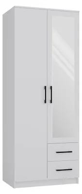 Image de Armoire ROMANA 80 Miroir Blanc