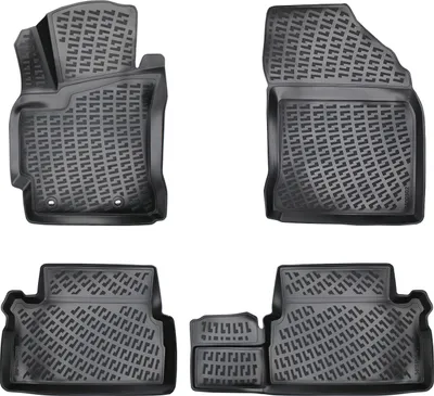 Produktbild von Rizline Gummimatten kompatibel mit Toyota Auris E180 2012–2019 *kein Hybrid* Autofußmatten Auto Allwetter