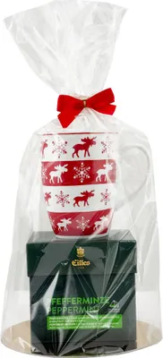 Produktbild von EILLES Geschenkset Tea Diamonds Pfefferminze mit winterlicher Tasse