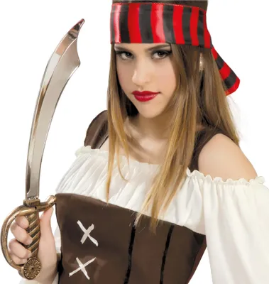 Immagine prodotto di Pirata Avventura Spada Carnevale Accessori Per Adulti Gioco di Ruolo Costume Decorazione Partito Evento Divertimento Fantasia Decorazione Carnevale Pirata, Colore: Argento
